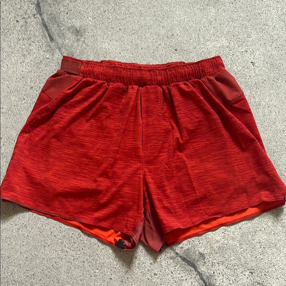 lululemon athletica Red Athletic Shorts